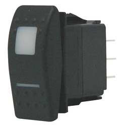 CARLING TECHNOLOGIES VJD1D66B-AS000-000 LIGHTED ROCKER SWITCH DPDT 7 CONNECTIONS