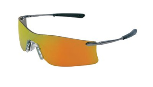 CREWS T411R RUBICON METAL TEMPLE SAFETY GLASSES FIRE