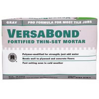 CUSTOM BUILDING PRODUCTS MTSG25 25LB GRAY VERSA BOND THIN SET 