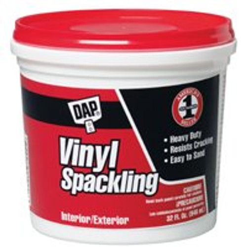 DAP PRODUCTS INC 12132 COMPOUND SPACKLING VINYL QUART DAP PRODUCTS INC 12132 COMPOUND SPACKLING VINYL QUART
