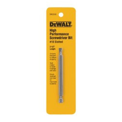 DEWALT TOOLS DW2040 #10 SLOT INSERT POWER BIT 3.5"