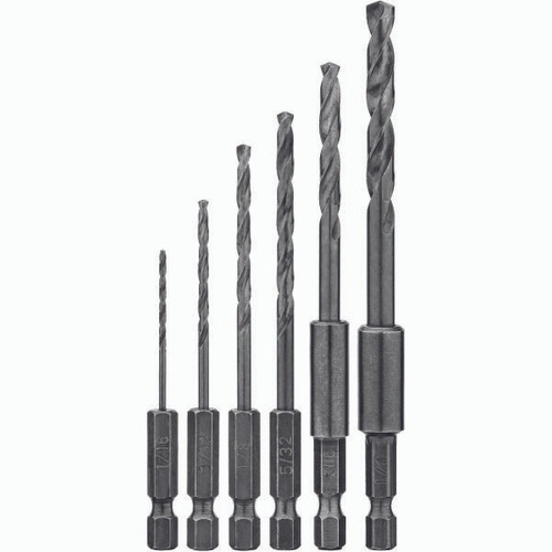DEWALT TOOLS DW2551 6PC HEX SHNK BIT SET RAPIDLOAD