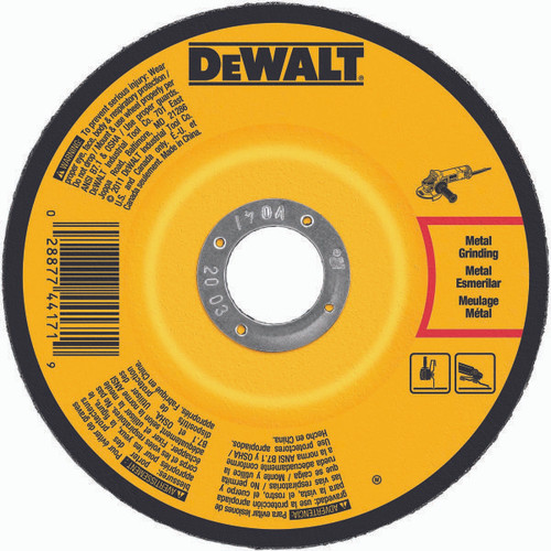 DEWALT TOOLS DW4623 5"X1/4"X5/8"-11 METAL GEN PURP GRIND WHL