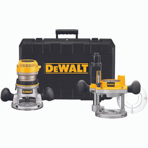 DEWALT TOOLS DW616PK 1 3/4 HP FIXED/PLUNGE BASE ROUTER KIT