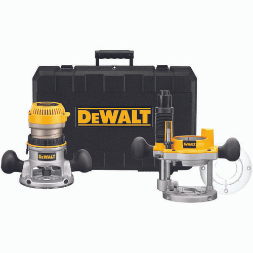 DEWALT TOOLS DW618PK 2-1/4 HP VS FIXED & PLUNGE BASE ROUTER K