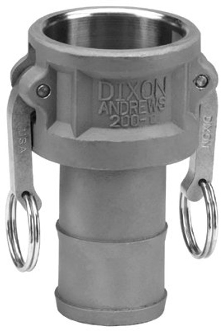 DIXON VALVE  COUPLING 200-C-BR 2" CAM & GROOVE FEMALE COUPLER HOSE SHAN