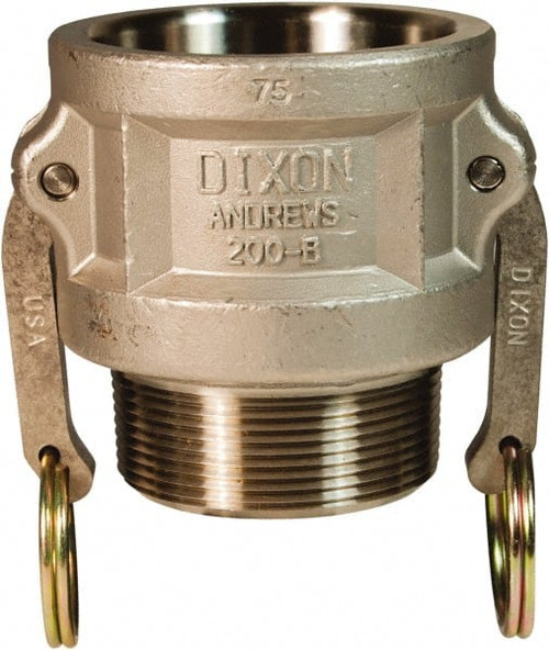 DIXON VALVE  COUPLING 400-B-SS CAM AND GROOVE COUPLER X MNPT,4",SS