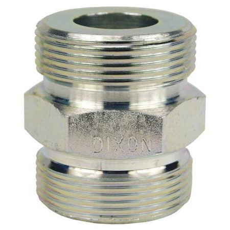 DIXON VALVE  COUPLING DB13 GROUND JOINT SPUD,DBL,2",NPSM,STEEL