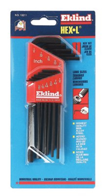 EKLIND TOOL 10211 L HEX KEY SETS INCH