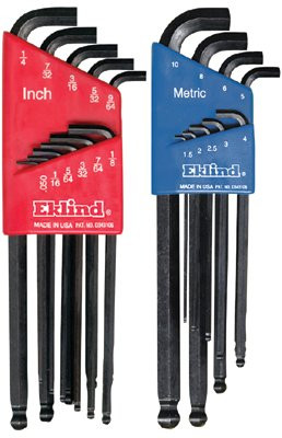 EKLIND TOOL 13122 L BALL INCH/METRIC SET