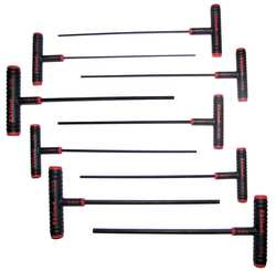 EKLIND TOOL 60909 HEX KEY SET 5/64 - 1/4 IN. T-HANDLE LONG