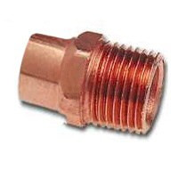 ELKHART PRODUCTS CORP 30318 ADAPTER MALE COPPER 1/2X3/8   