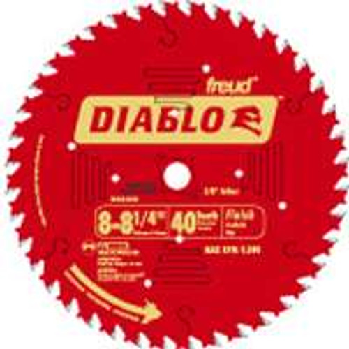FREUD D0840X FINISHING BLADE, 40-TOOTH X 8 - 8-1/4-IN