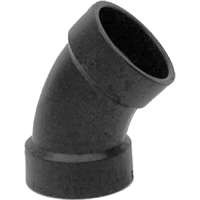 GENOVA PRODUCTS INC 80640 ABS ELBOW 45 DEG HUBXHUB 4IN  