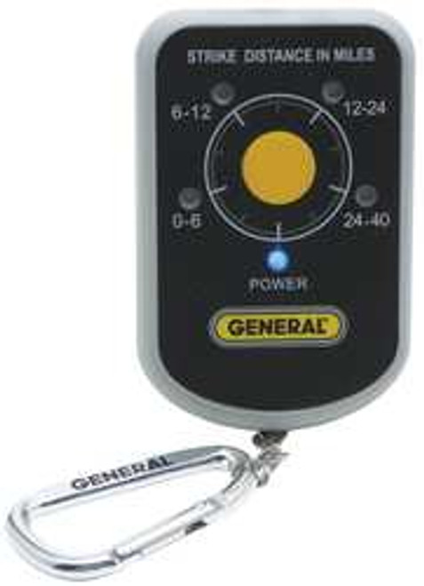 GENERAL LD7 PERSONAL LIGHTNING DETECTOR 40 MILES