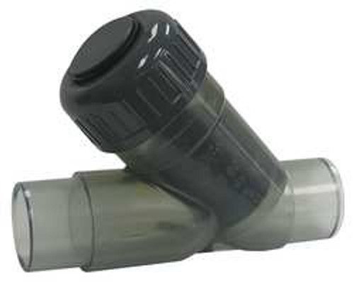 GF PIPING SYSTEMS 192304033 Y CHECK VALVE,PVC,1",SPIGOT