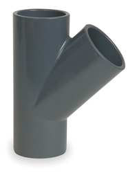 GF PIPING SYSTEMS 9870-030 WYE 80 3 IN. SLIP SOCKET 375 PSI AT 73F