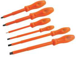 C.H. HANSON USC02100 INSULATED SCREWDRIVER SET 7-PIECES 3 IN.