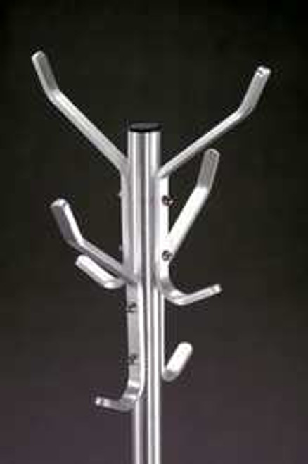 GLARO INC. 302SA COAT TREE 4 DOUBLE HOOKS 69 IN H SATIN