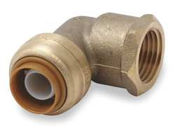 SHARKBITE U308LF FEMALE ELBOW PUSH TO CONNECT 1/2 IN