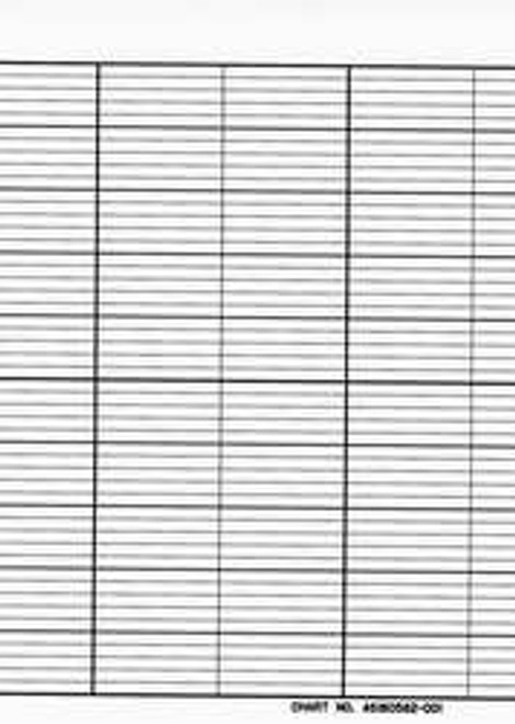 HONEYWELL BN  46180582-001 STRIP CHART FANFOLD RANGE NONE 46 FT HONEYWELL BN  46180582-001 STRIP CHART FANFOLD RANGE NONE 46 FT