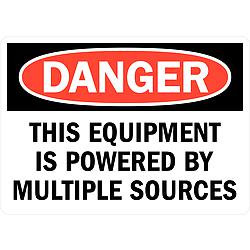 LYLE U1-1072-RD_14X10 DANGER SIGN 14X10 IN. ENGLISH