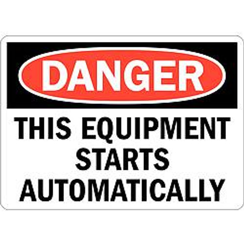 LYLE U1-1063-RD_14X10 DANGER SIGN 14X10 IN. ENGLISH