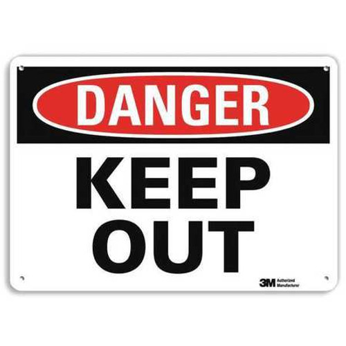 LYLE U1-1056-RA_14X10 DANGER SIGN 14X10 IN. ENGLISH