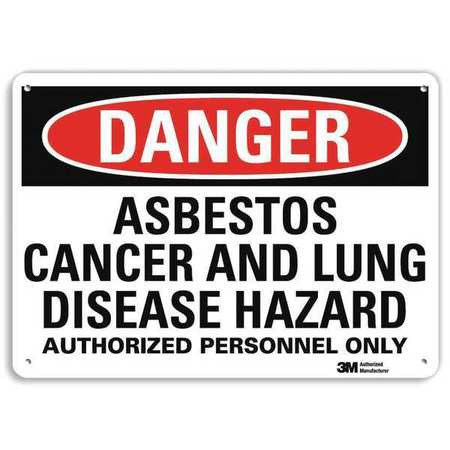LYLE U1-1044-RA_10X7 DANGER SIGN 10X7 IN. ENGLISH