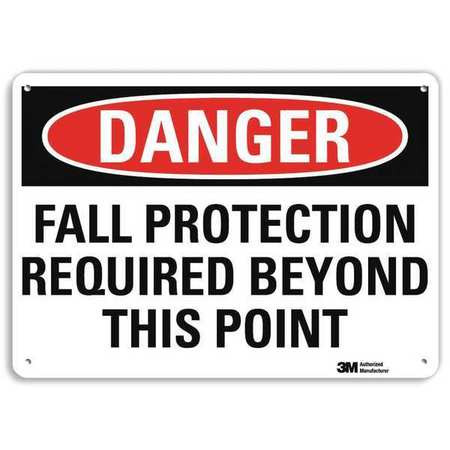 LYLE U1-1035-RA_10X7 DANGER SIGN 10X7 IN. ENGLISH