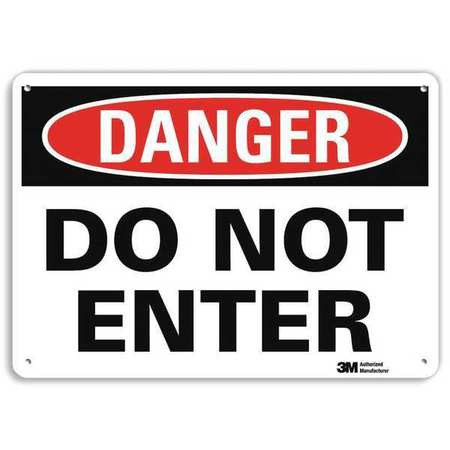 LYLE U1-1032-RA_14X10 DANGER SIGN 14X10 IN. ENGLISH