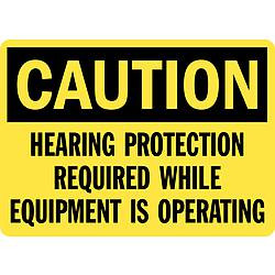 LYLE U1-1029-RD_14X10 CAUTION SIGN 14X10 IN. ENGLISH