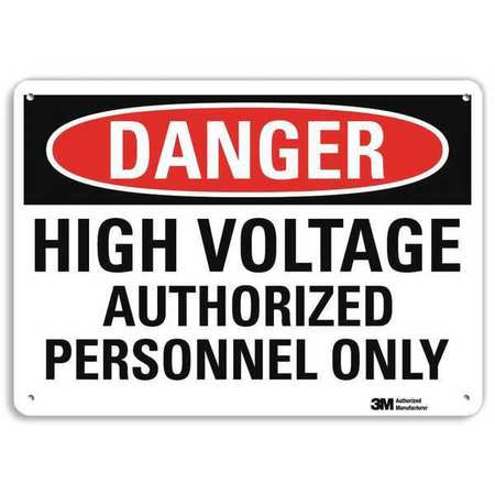 LYLE U1-1027-RA_14X10 DANGER SIGN 14X10 IN. ENGLISH