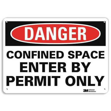 LYLE U1-1004-RA_10X7 DANGER SIGN 10X7 IN. ENGLISH