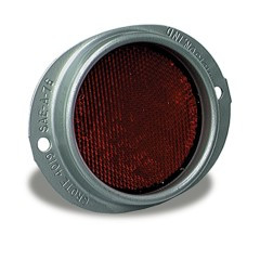 GROTE 40192 REFLECTOR ARMORED RED DIA 3 5/8 IN