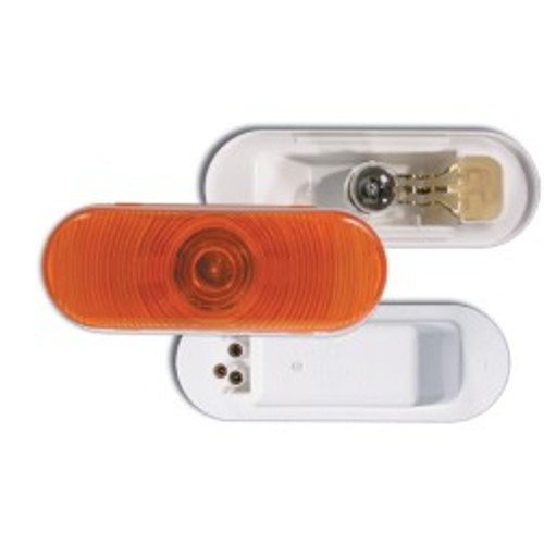 GROTE 52893 STOP/TAIL/TURN LAMP OVAL YELLOW GROTE 52893 STOP/TAIL/TURN LAMP OVAL YELLOW