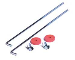 GROTE 84-9285 HOLD DOWN SET L BOLT 10 IN PK 2