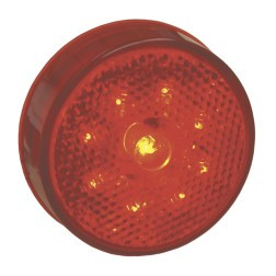 GROTE G1002 LAMP BUILT-IN REFLECTOR 2.5 IN LED RED