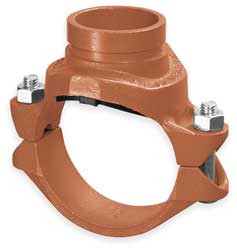 GRUVLOK 0390173631 CLAMP W/ GROOVED BRANCH 6 X 2 IRON