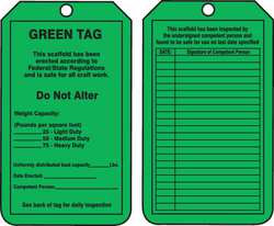 ACCUFORM SIGNS TRS209PTP STATUS ALERT TAG 5-3/4 X 3-1/4 PK25