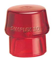 HALDER GROUP 3206060 HAMMER TIP 2 3/8 IN MEDIUM HARD RED