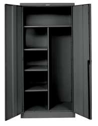 HALLOWELL 855C18ME 4 SHELF COMBINATION STORAGE CABINET