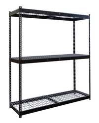 HALLOWELL DRHC603684-3S-W-ME BOLTLESS SHELVING STARTER 60X36 3 SHELF