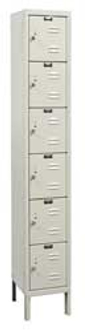 HALLOWELL U1228-6G-PT BOX LOCKER UNASSEMBLED 12 IN W 12 IN D