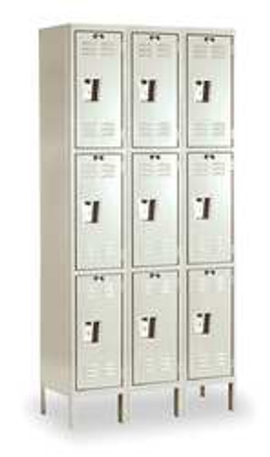 HALLOWELL U3288-3PT 9 DOOR, 3 TIER, PREMIUM WARDROBE LOCKERS
