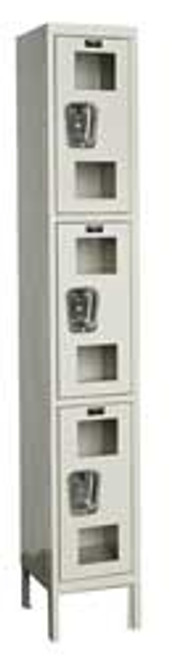 HALLOWELL USV1258-3A-PT WARDROBE LOCKER (1) WIDE (3) OPENINGS HALLOWELL USV1258-3A-PT WARDROBE LOCKER (1) WIDE (3) OPENINGS