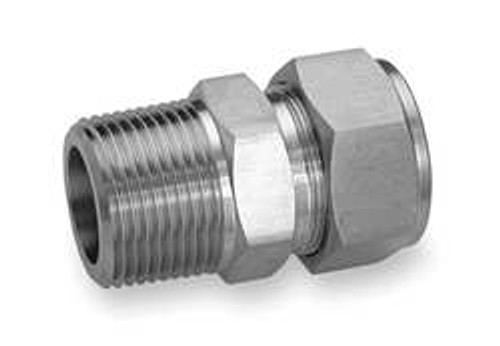 HAM-LET 768L-SS-8MM X 1/4 CONNECTOR 316 SS LET-LOKXM 8MMX1/4IN