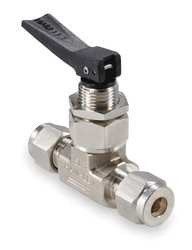 HAM-LET H-1200-B-L-1/8 BRASS BALL VALVE TUBE X TUBE 1/8 IN