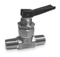 HAM-LET H-1280-SS-N-1/8 SS BALL VALVE,MNPT,1/8 IN
