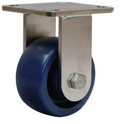 HAMILTON R-WHS-4UYSB RIGID PLATE CASTER 750 LB 4 IN DIA